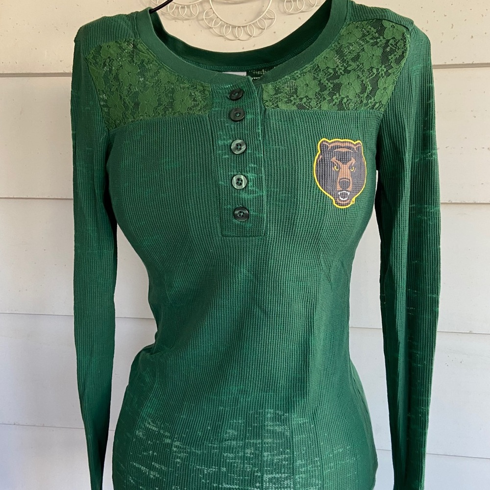 Baylor University Lace Logo Longsleeve
